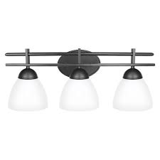 Do not use household cleaners on wood or pipe. Patriot Lighting Meila 3 Light Matte Black Integrated Led Vanity Light At Menards