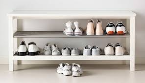 Schuhregal kleiderständer schuhablage standregal flur diele mit 20 fächern. Ikea Schuhregale Und Schuhbanke Wie Z B Tjusig Bank Mit Schuhablage In Weiss Bank Mit Schuhaufbewahrung Schuhregal Ikea Eingangsbereich Schuhablage