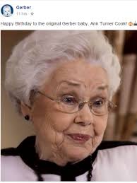 Original 'Gerber Baby' Ann Taylor Cook turns 89