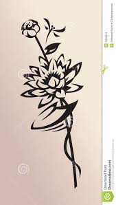 Black And White Water Lily Flower Tattoo Water Lily Drawing Tattoo Google Search Water Lily Tattoos Lily Tattoo Lilies Drawing
