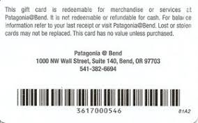 Maybe you would like to learn more about one of these? Gift Card Patagonia Bend Patagonia United States Of America Patagonia Col Us Patag 002