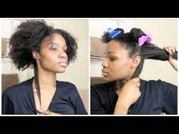 Depending on how dry (or dirty) the hair is, you may want to lightly moisten it with water first. Natural Hair Pre Poo Growth Hack Using Horsetail Tonic Plus Length Check Elise Youtube