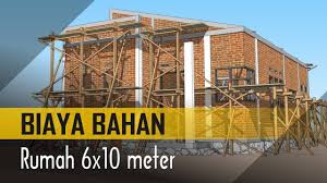 Biaya upah borongan (bub) = harga borongan x luas bangunan misalnya upah pekerjaan rp2,5 juta/m2 di wilayah bekasi untuk bangunan rumah tinggal dengan luas rumah 6 m x 6 m = 36 m2. Hitung Biaya Bahan Rumah Minimalis 6x10 Volume Bahan Youtube