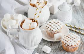 612 x 408 jpeg 29 кб. Wallpaper Cream Dessert Cupcakes Cocoa Marshmallow Images For Desktop Section Eda Download