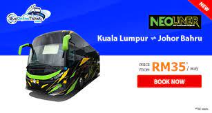 You'll hop on a clean and spacious bus that will take you to johor bahru under four hours. Neoliner Express Bus From Kl To Johor Bahru Busonlineticket Com