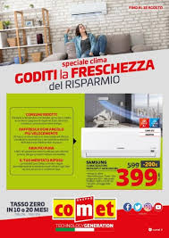 Volantino Comet Speciale Clima Dall 11 08 Al 18 08 2020 Nel 2020 Volantini Lidl Prodotti Per La Casa