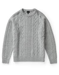 Find great deals on ebay for ben sherman sweater s. Finnis Lambswool Cable Knit Sweater By Mvp Thread