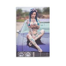 Amazon.com: Riae - Póster sexy modelo bikini tatuaje (1) lienzo pintura  pared arte póster para dormitorio, sala de estar, decoración de 08 x 12  pulgadas (7.9 x 11.8 in) sin marco : Hogar y Cocina