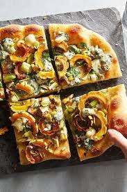 Delicata Rosemary Blue Cheese Pizza Recipe Blue Cheese Pizza Food Delicious Dinner Recipes