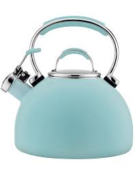 It sits on your stovetop and whistles when it's ready, so you'll always know when your water has boiled. Kettle 1 9l