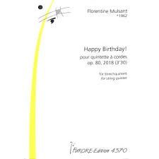 80/1995 privind statutul cadrelor militare. Happy Birthday Op 80 Notenbuch De