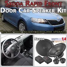 Skoda Rapid Speaker 2 Way Component Front Door Pair Car Hifi Radio Adapter Eu Skoda Rapid Speaker 2 Way Component Front Door Pair Skoda Speaker Car Speakers