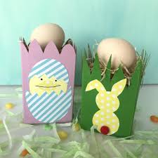 Upcycling Idee Osterkorbchen Aus Milchkarton Mit Kindern Basteln Heimatdinge Osternest Basteln Aus Papier Osterkorbchen Basteln Mit Kindern Milchkarton Basteln