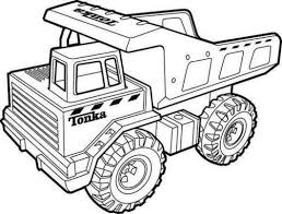 Tonka Dump Truck Coloring Picture Monster Truck Coloring Pages Truck Coloring Pages Tractor Coloring Pages