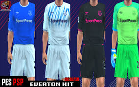 Order your new kit today. Everton Fc 18 19 Kits Pes Psp Ppsspp Kazemario Evolution