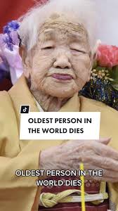 Born in 1903, Kane Tanaka lived 119 years and passed away yesterday. #age  #guinnessworldrecords #news