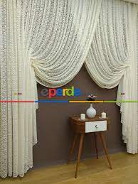 Kırışmayan fransız güpürü dediğimiz nakışlı brode tüller ve kdk dokuma örme tüller ile en çok uygulanan kruvaze modeli isterseniz fon ile isterseniz tek başına evinize şıklık katar. Flos Orme Dantel Kruvaze Tul Perde 100 Orjinal Urun Ekru Perde Dantel Perdeler