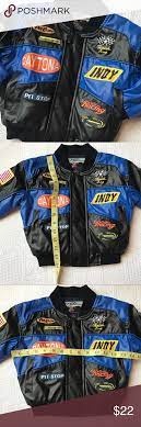 Pit Crew Faux Leather Racing Jacket 2t Race Car Racing Jacket Jackets Clothes Design