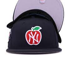 New York Yankees Navy Apple 100th Anniversary New Era 9fifty Snapback