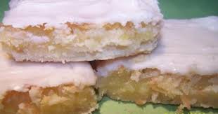 Grandma Ila Nelson S Lemon Dream Bars Recipe Food Com Recipe Recipes Sweets Recipes Rhubarb Dream Bars