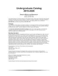 Https Www Dwu Edu Assets Uploads General 2019 20 Dwu Course Catalog Pdf