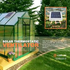 Temperature control, humidity these fans allow the air to flow optimally inside the greenhouse. Roof Air Ventilation Fan News Sunflower Solar