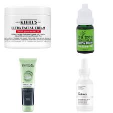Acne is a common skin condition that includes blemishes, whiteheads and blackheads. Skincare For Oily And Acne Prone Skin Kiehl S Ultra Facial Cream With Spf 100 Tea Tree Oil Loreal Pure Clay Detox Wash In 2020 Oils For Skin Skin Care Clay Detox