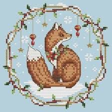 Key to my heart needleroll & scissors fob cross stitch pattern (pdf download only) $ 3.99. Shannon Christine Designs Woodland Fox Cross Stitch Pattern 123stitch