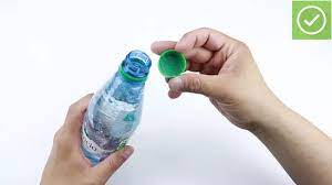 Just set the bottle cap on the top of the ledge, hold on tight, and bring your hand down hard on it. 4 Ways To Open A Bottle Of Water Wikihow