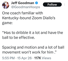 The Field of 68's Jeff Goodman posted this to X/Twitter ... - Facebook