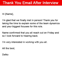 Maybe you would like to learn more about one of these? 3 How To Write Thank You Email After Interview Templates