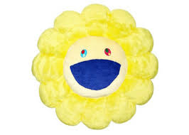 If your taste in interior. Takashi Murakami Flower Plush 1m Yellow