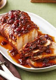Combine the rest of the ingredients and pour over roast. Slow Cooker Cranberry Orange Pork Roast Recipe Kraft Recipes Pork Roast Recipes Recipes Slow Cooker Recipes Pork