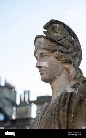 Roman goddess minerva head hi-res stock photography and images