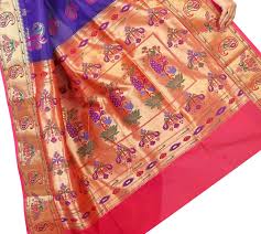 Buy Aruna Fashions Woven Paithani Art Silk Multicolor Sarees Online @ Best  Price In India
