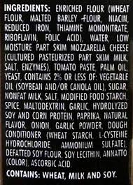 Red baron, deep dish pizza, supreme by the schwan food company nutrition facts and analysis. Red Baron Singles Deep Dish Pizzas Cheese 11 20 Oz 317g