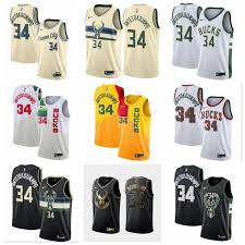 The cream colored uniform and name on the front is a nod to milwaukee's nickname. Men Milwaukee Bucks Giannis Antetokounmpo 6 Bledsoe Cream Yellow White Green Black Swingman Nba Jersey City Edition Black Red Buy At The Price Of 19 53 In Dhgate Com Imall Com