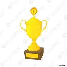 Distribuidora de artículos escolares y de oficina. Icono De Copa De Oro Estilo De Dibujos Animados Vector De Stock Crushpixel