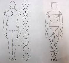 Art In The Middle School Invasion Of The Shape People Art Lessons Middle School Art Elementary Art