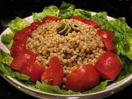 Toasting in olive oil or butter before boiling is optional, but highly. Israeli Couscous Wikipedia