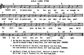 New Year S Eve New Year S Day Auld Lang Syne Sheet Music With Lyrics Winter Music Lesson Music Lessons Winter Music