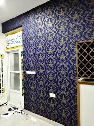 فخامة اللون النيلي اعمالنا فينيسيا لورق الجدران والديكورات Facebook