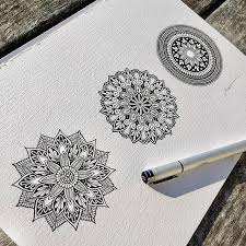 Mandala Zentangle Zenart Designs Black On White Mandala Sketch Mandala Art Mandala Design Art