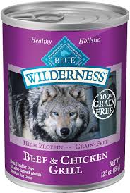 Blue Buffalo Wilderness Beef Chicken Grill Grain Free Canned Dog Food 12 5 Oz Case Of 12