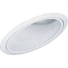 The adjustable eyeball rotates 360 degrees and tilts up to 30 degrees to help light up those dark areas or highlight certain pieces of. Progress Lighting P8004 28 Sloped Ceiling Ic Baffle Trim 45 6 White Baffle White Trim Rexel Usa