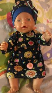 Deutschsprachiger nähanleitung für verschiedene stoffpuppen mit bekleidung. Foto Zu Schnittmuster Puppen Kleid Von Hummelhonig Puppen Schnittmuster Schnittmuster Puppenkleidung Babyborn Schnittmuster