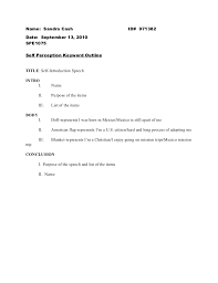 November 24, 2010spe1075 distance ed.persuasive speech keyword outlinetitle: Self Perception Speech Keyword Outline