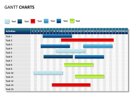 Powerpoint Slide Gantt Chart 31 Days 14 Tasks P31 12