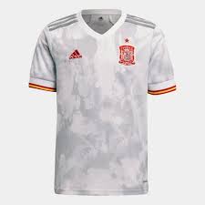 Contra defeito de fabricação origem: Camisa Selecao Espanha Away Home 20 21 S NÂº Torcedor Adidas Branco Sciaky