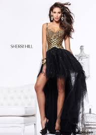 Want Want Want Sherri Hill 21168 Black High Low Dress Turquoise Prom Dresses Prom Dresses Fancy Dresses